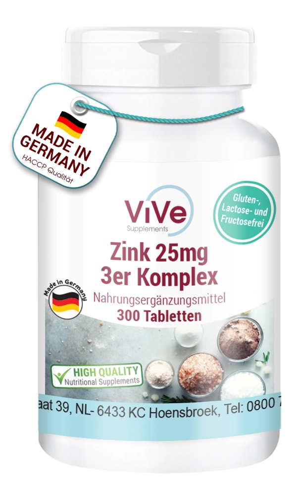 Zink 25mg 3er Komplex